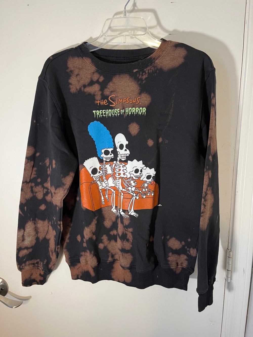 The Simpsons Treehouse of Horror Halloween Sweatshirt Spooky Season size meduim